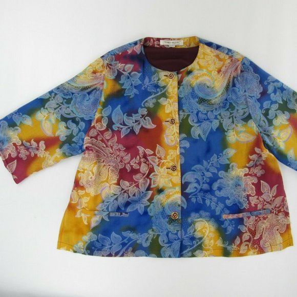 Marina Rinaldi Womens Silk Shirt - Picture 1 of 5